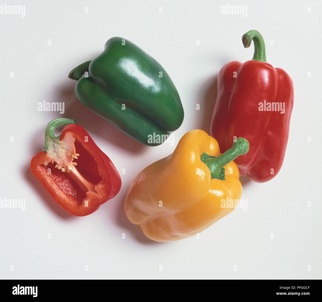 Green Pepper Stock Photo