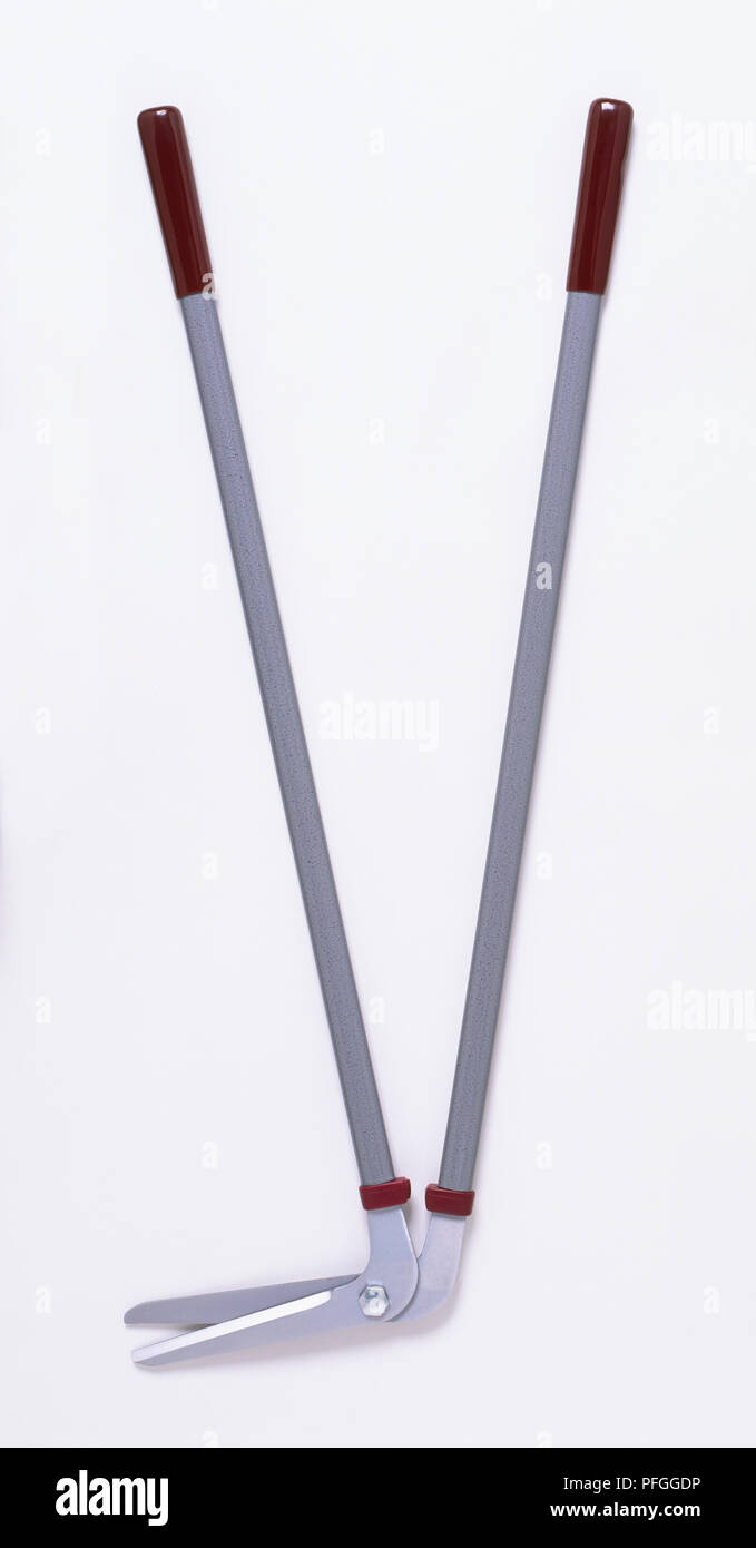 Edging shears with long handles and sharp blades Stock Photo Alamy