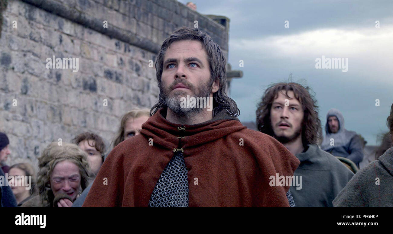 OUTLAW KING 2018 Sigma Films production with Chris Pine as Robert the Bruce Stock Photo