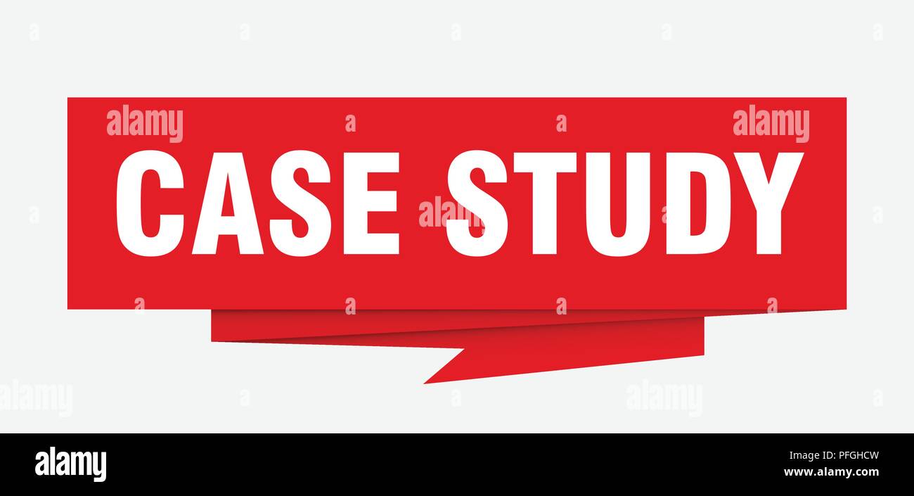 case study sign. case study paper origami speech bubble. case study tag. case study banner Stock Vector