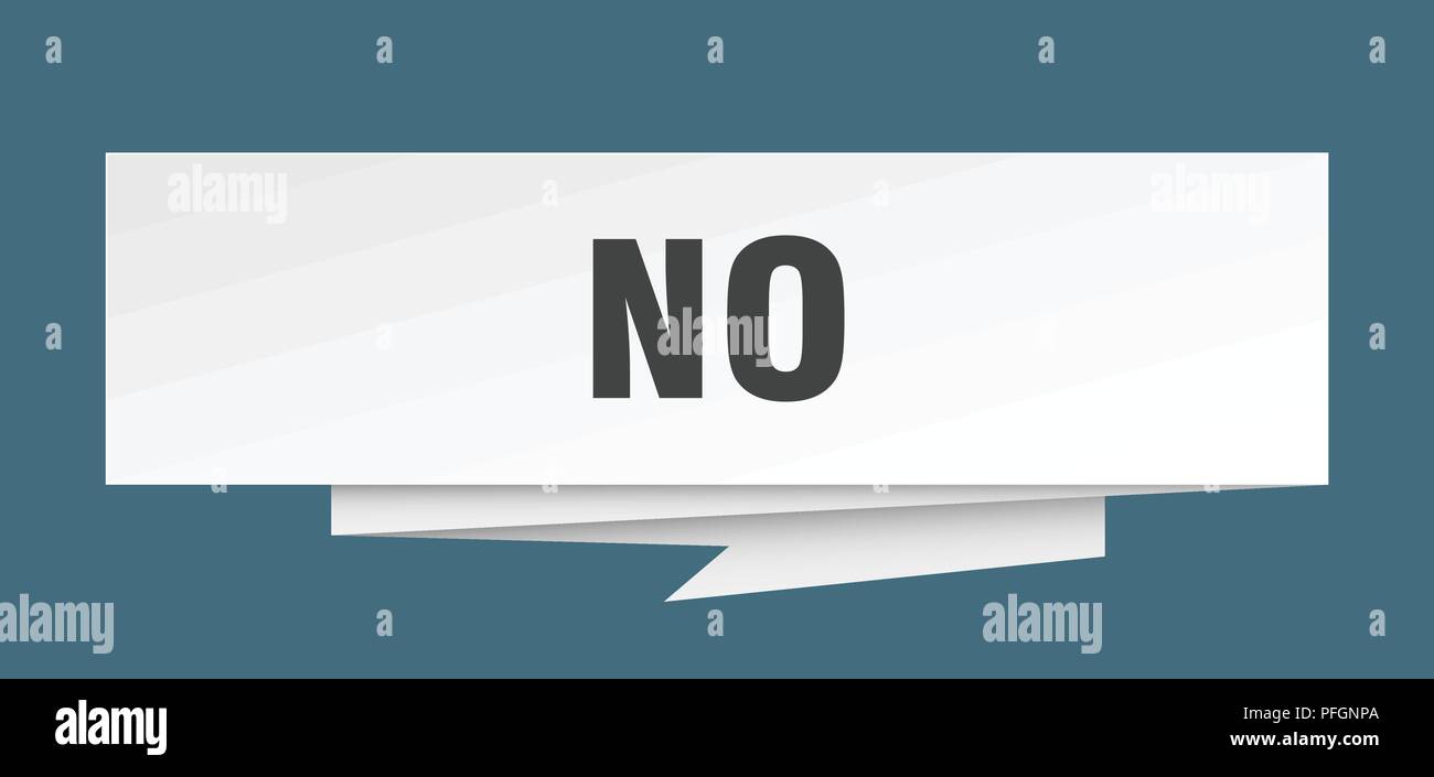 no sign. no paper origami speech bubble. no tag. no banner Stock Vector ...