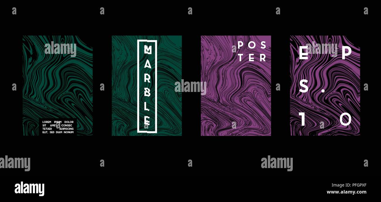 poster with marble geometric pattern cool colorful backgrounds