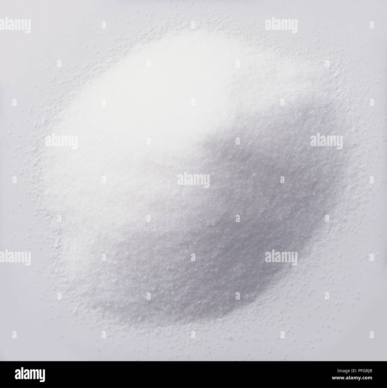 Pile of fine sugar granules, view from above Stock Photo Alamy