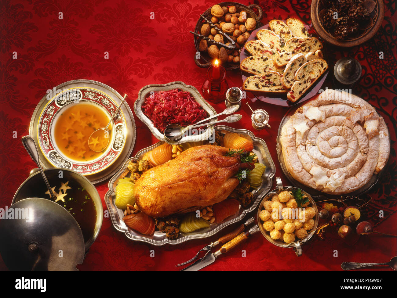 German Christmas Dinner High Resolution Stock Photography And Images Alamy