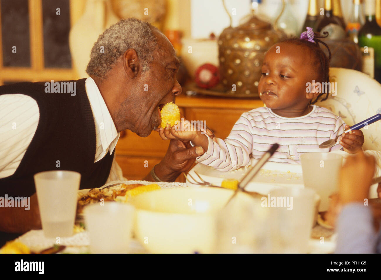 old man eats young girl