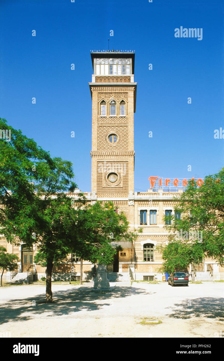 Spain, Madrid, Neo-Mudejar, an example of late nineteenth century Moorish style architecture. Stock Photo