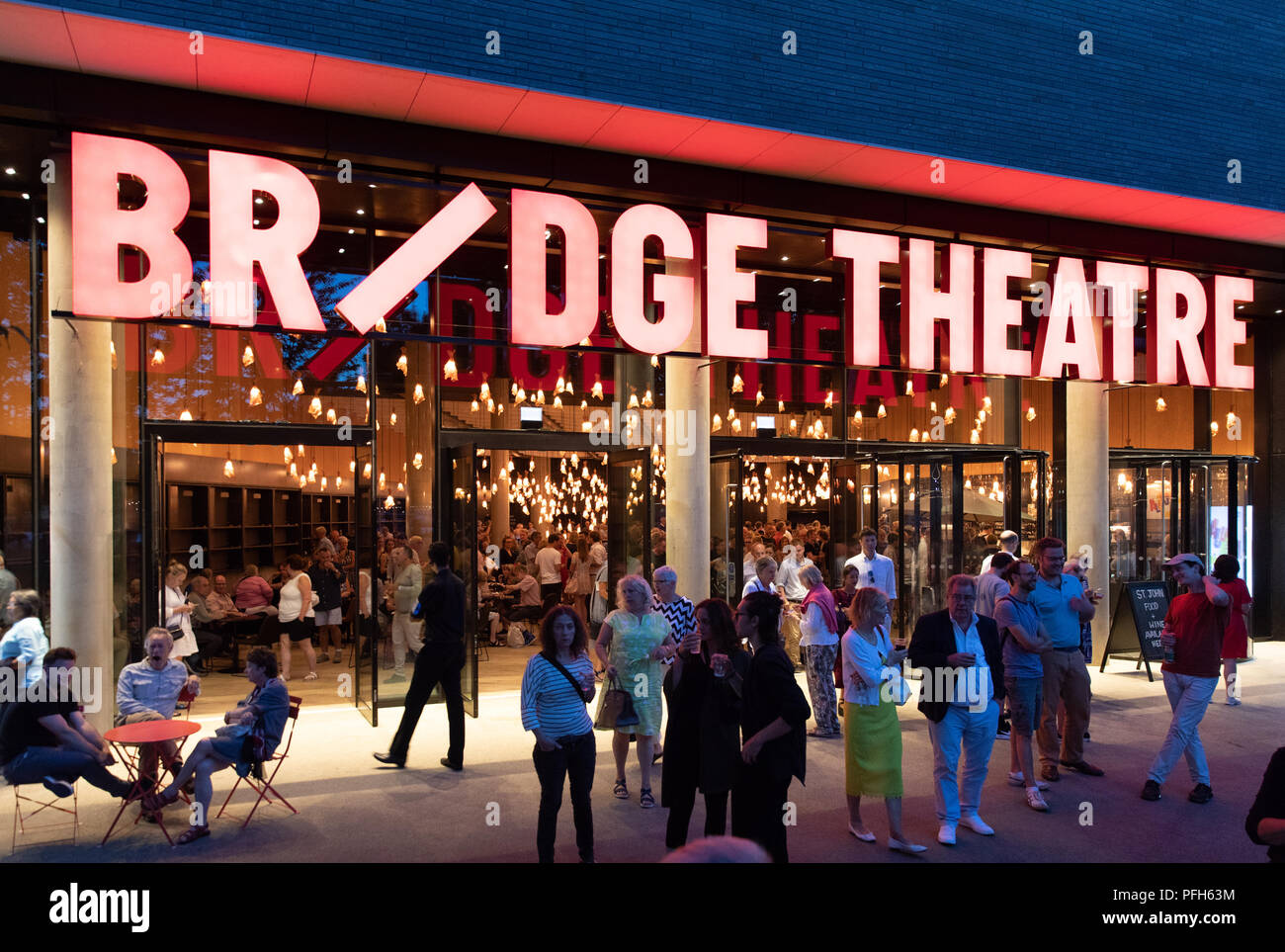 The Bridge Theatre, Near Tower Bridge, London Stock Photo