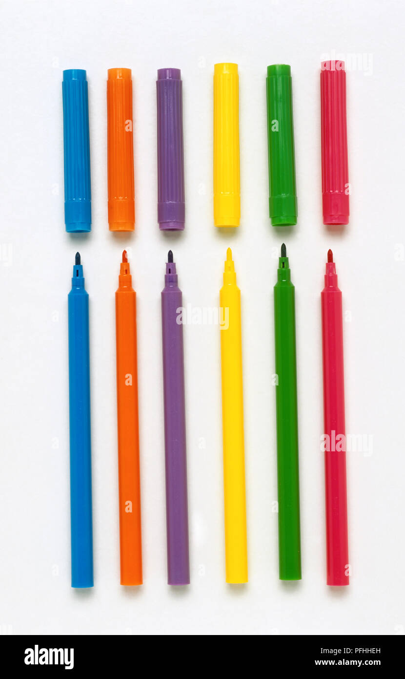 Large felt tip pens stock image. Image of implement, felt - 64735885