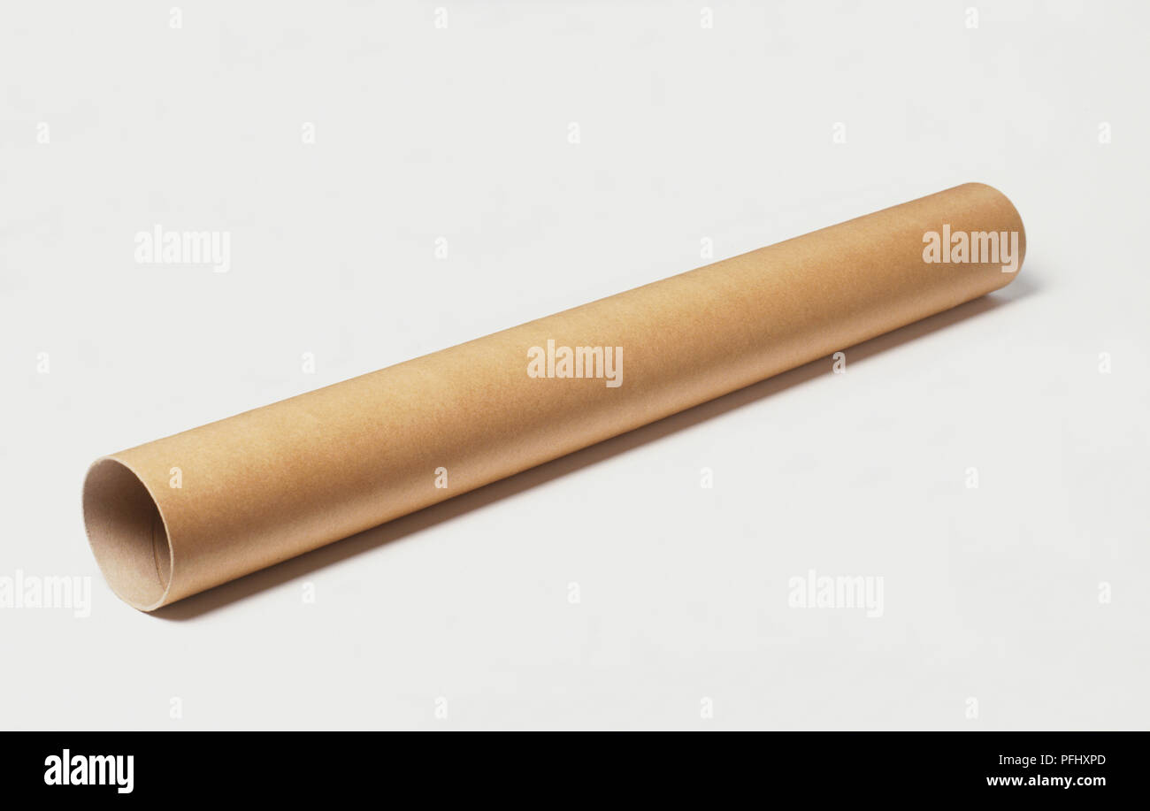 Cardboard cylinder, close up Stock Photo Alamy