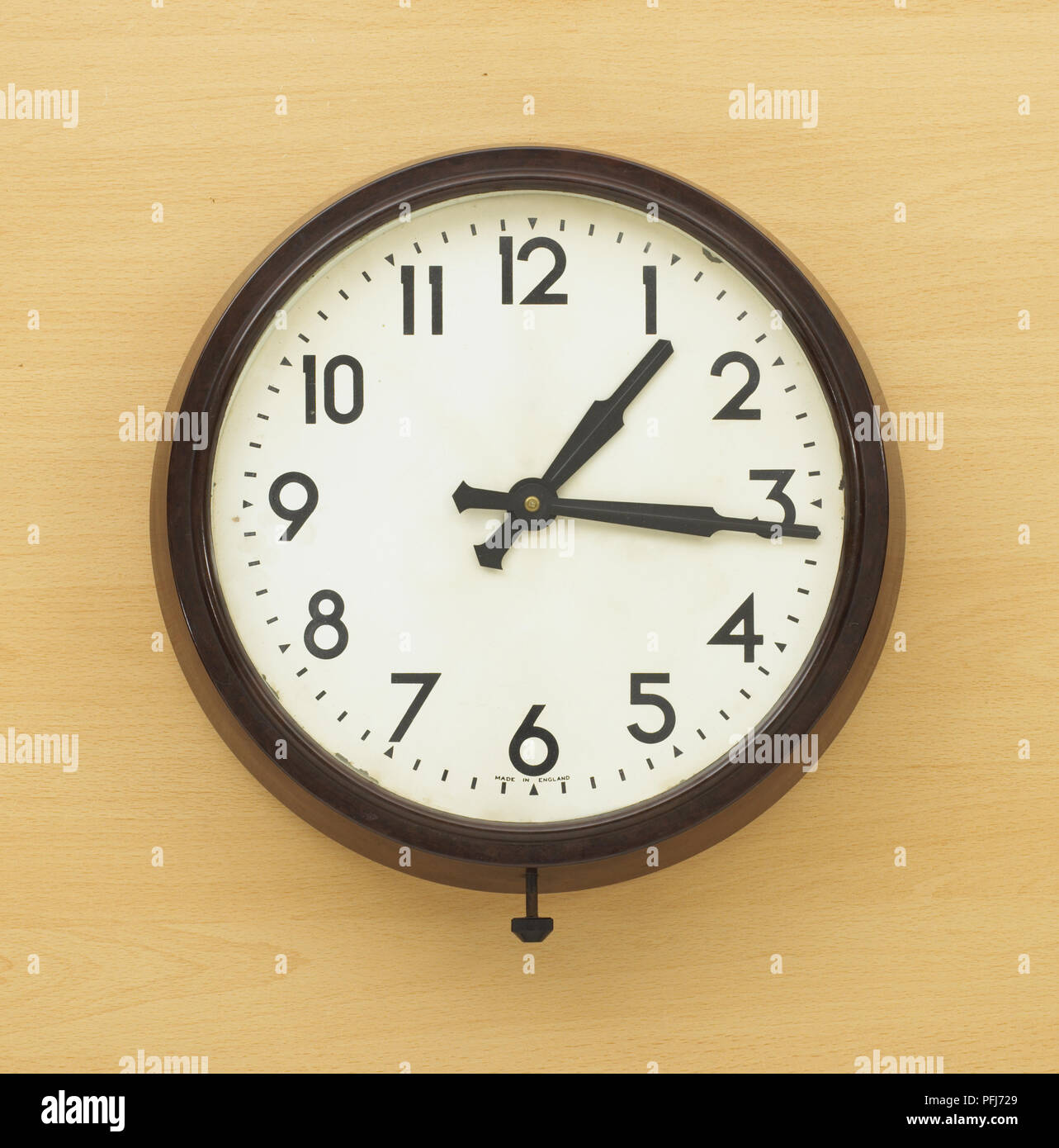 Clock with Arabic numerals Stock Photo Alamy