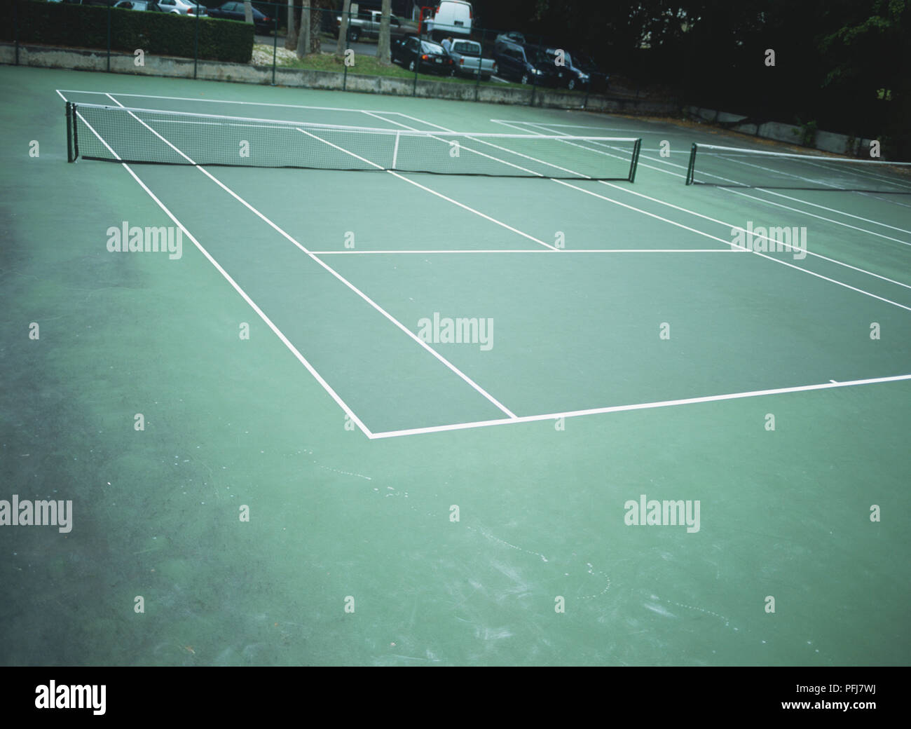 Outdoor tennis court Stock Photo Alamy