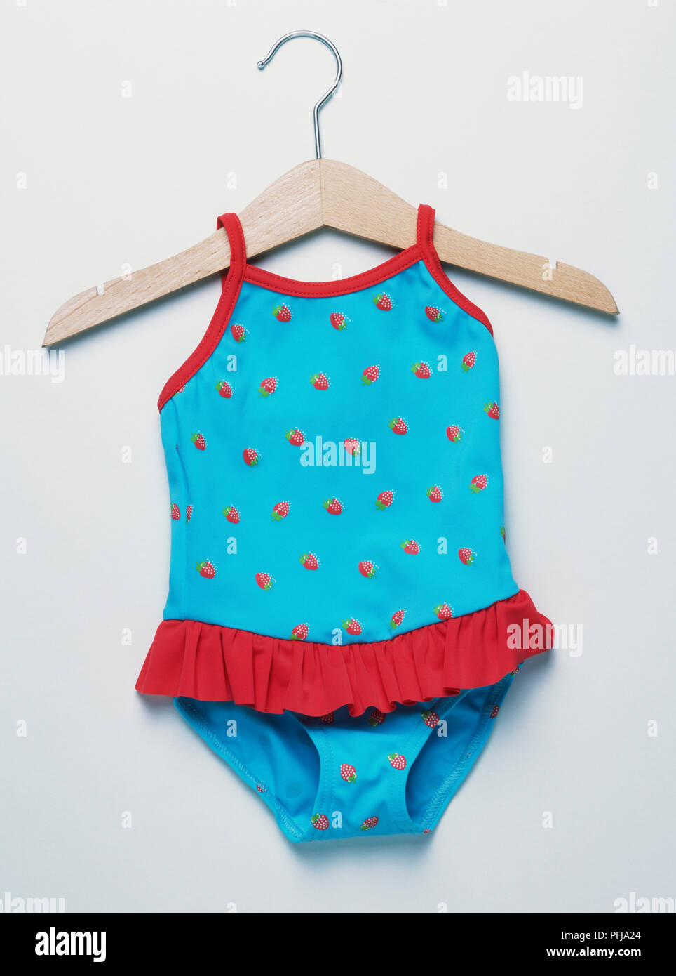 girls pink swimming costume