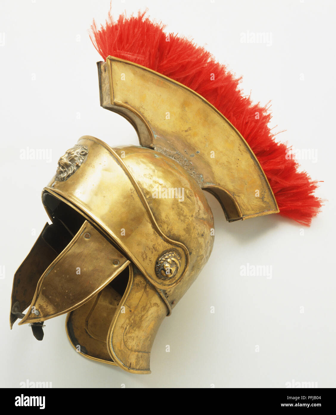 Roman soldier's helmet Stock Photo