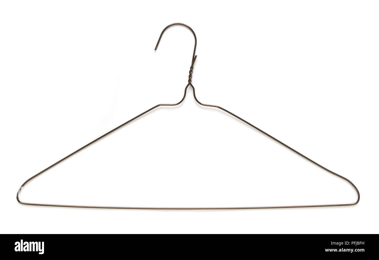 Wire Coat Hanger High Resolution Stock Photography and Images Alamy