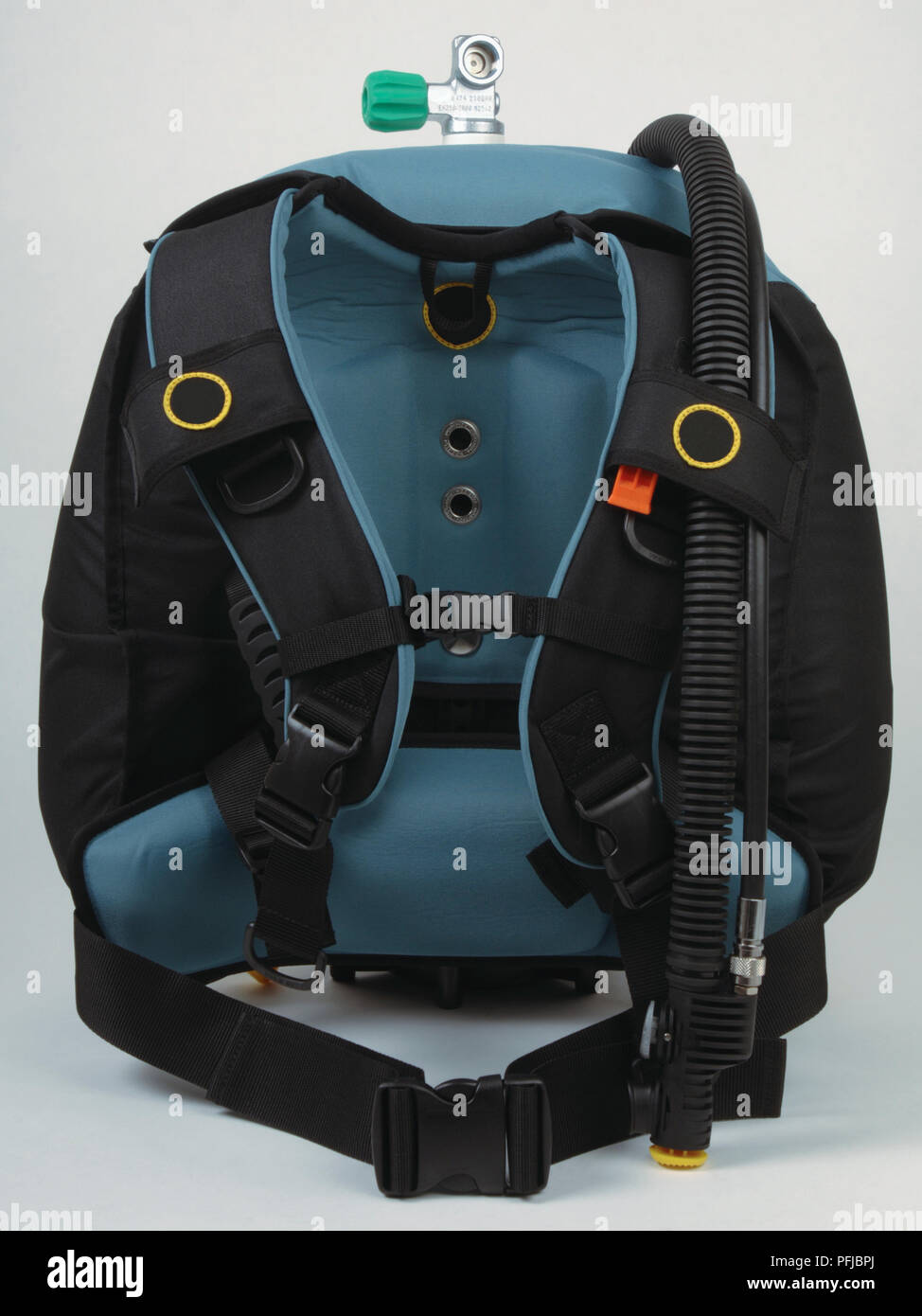 Buoyancy control (BC), jacket with harness used in scuba diving Stock
