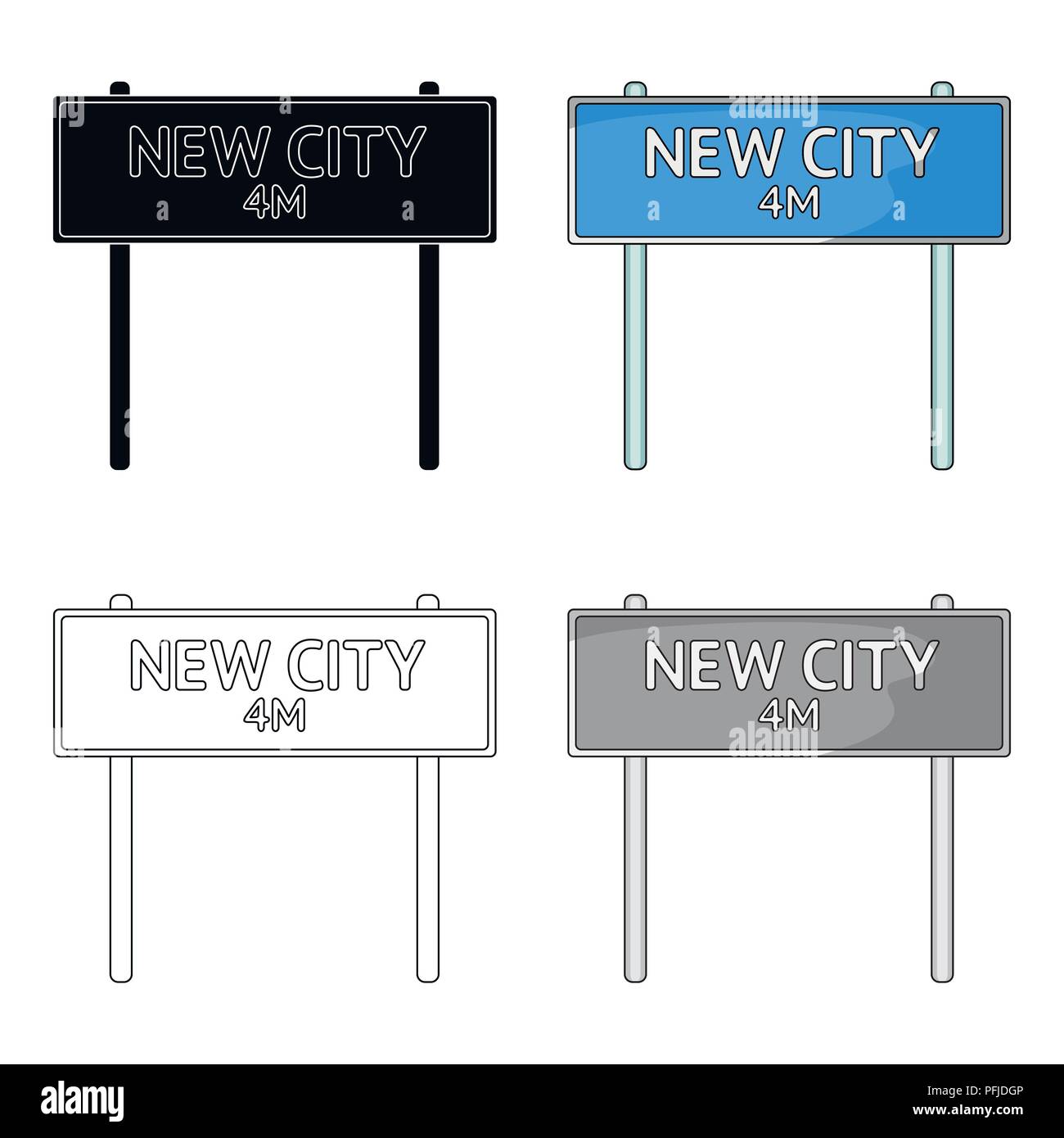 Sign single icon in cartoon style.Sign vector symbol stock illustration ...