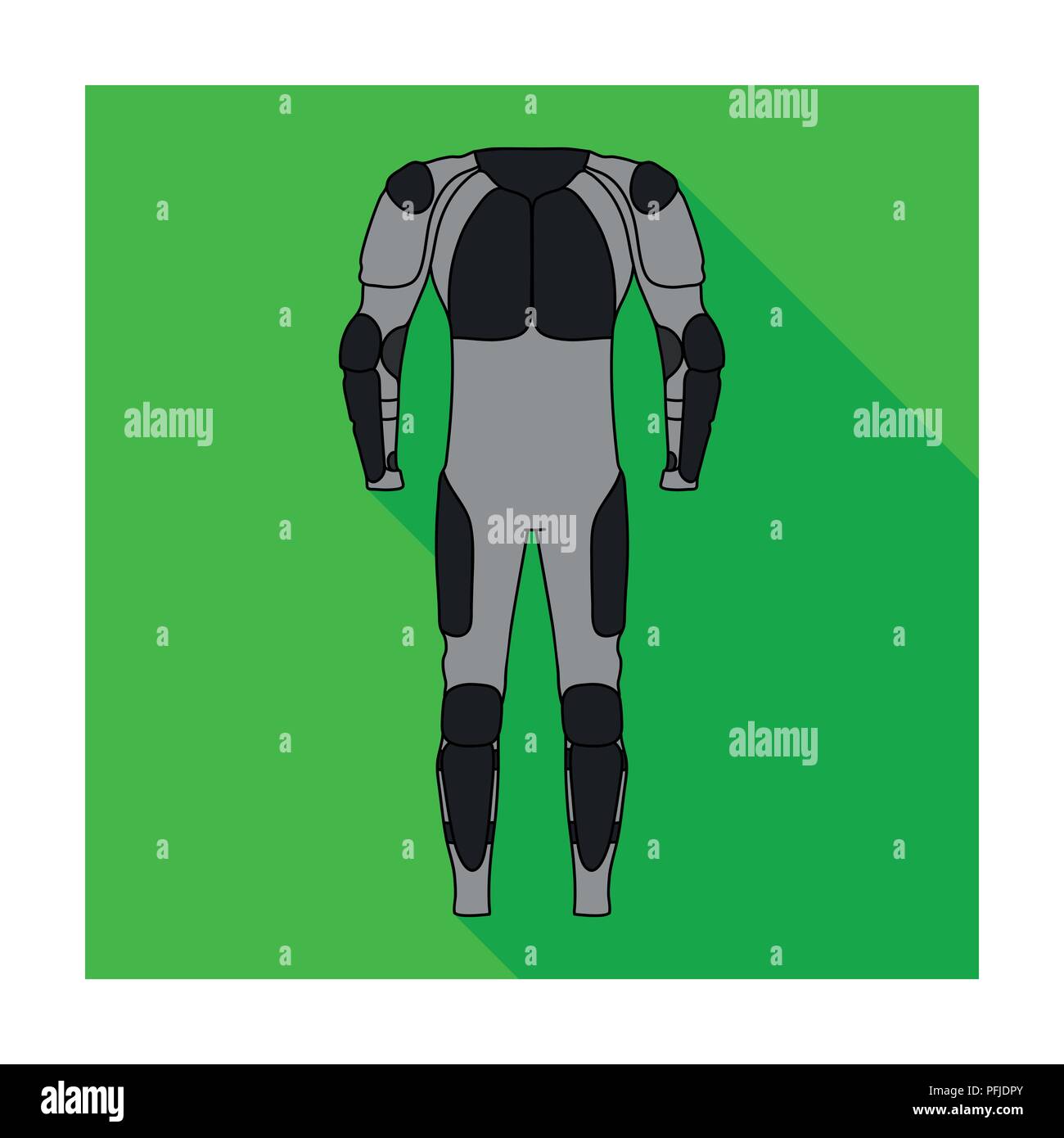 Outfitting for cyclists. Full body protection against falls.Cyclist ...