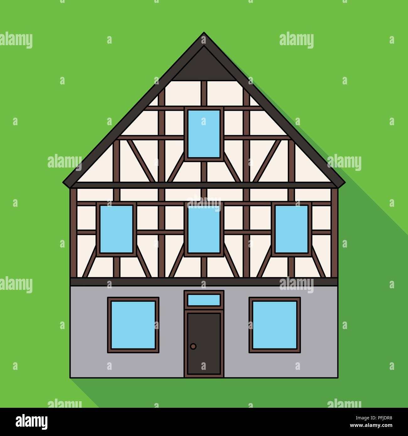 House single icon in flat style.House vector symbol stock illustration ...