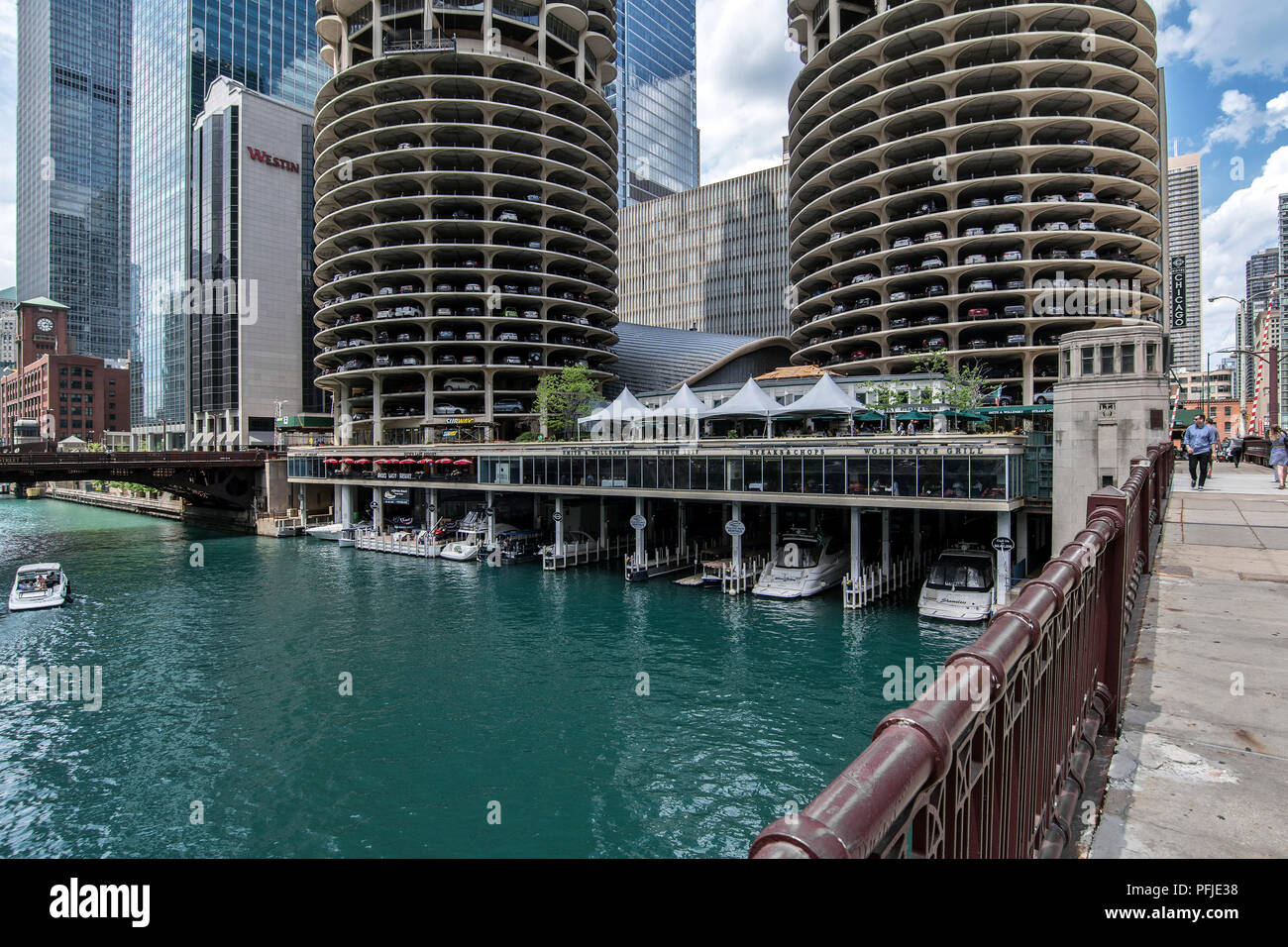 Chicago illinois marina city parking hi-res stock photography and images -  Alamy