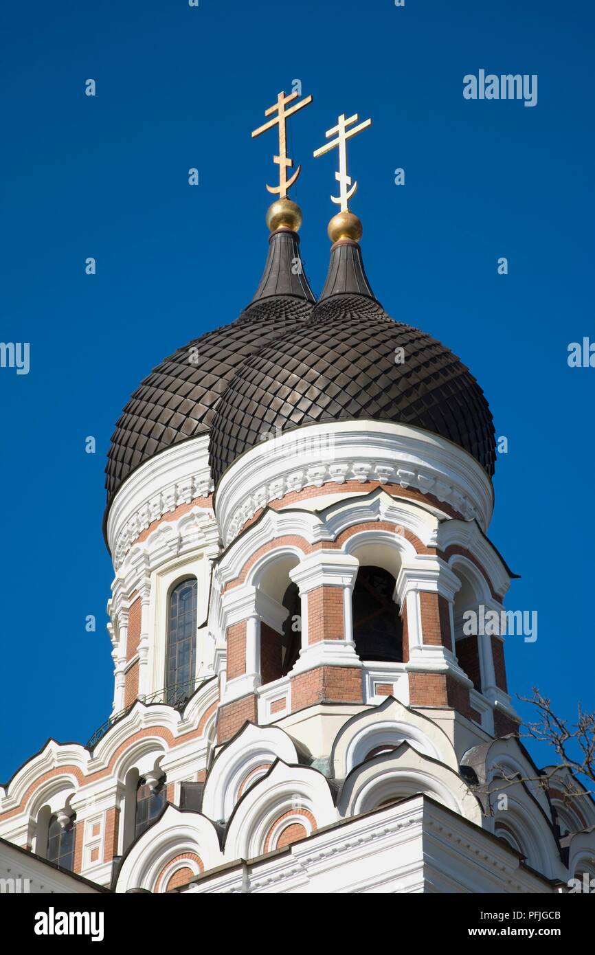 Estonia, Tallinn, Old Town, Toompea, Alexander Nevsky Cathedral, Bulgarian Orthodox Stock Photo