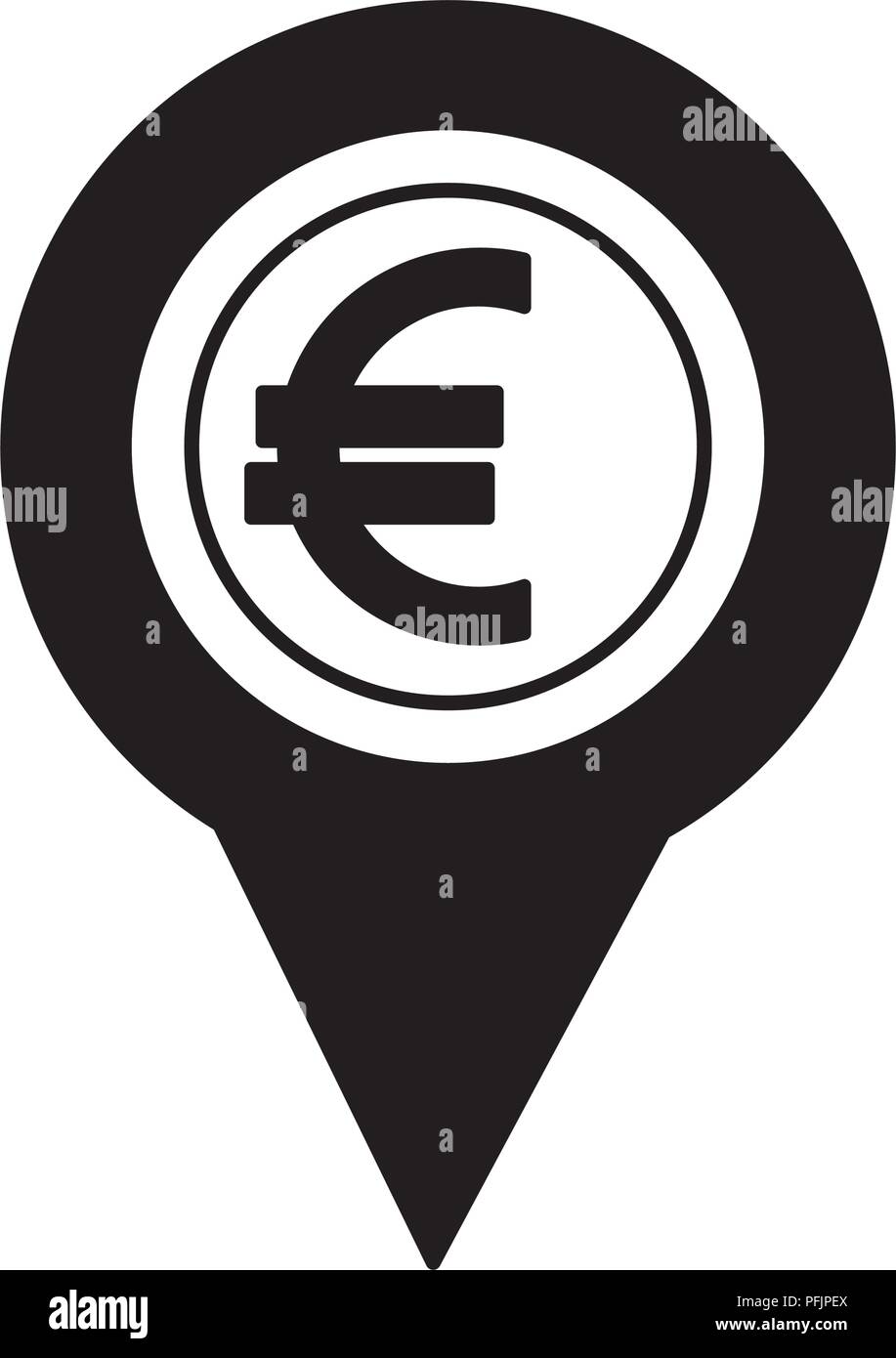 pin pointer location icon vector illustration design Stock Vector Image ...
