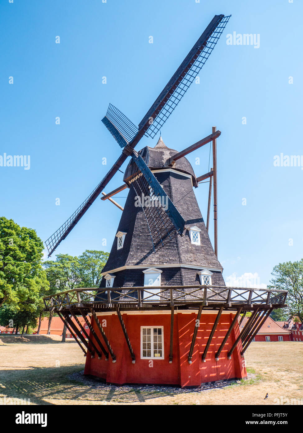 Moinho De Vento Em Kastellet Copenhagen Imagem de Stock - Imagem