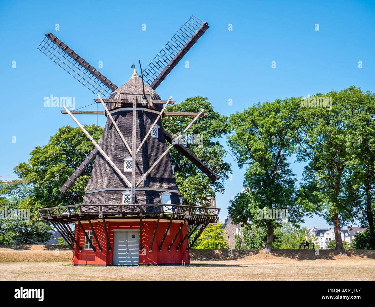 Moinho De Vento Em Kastellet Copenhagen Imagem de Stock - Imagem