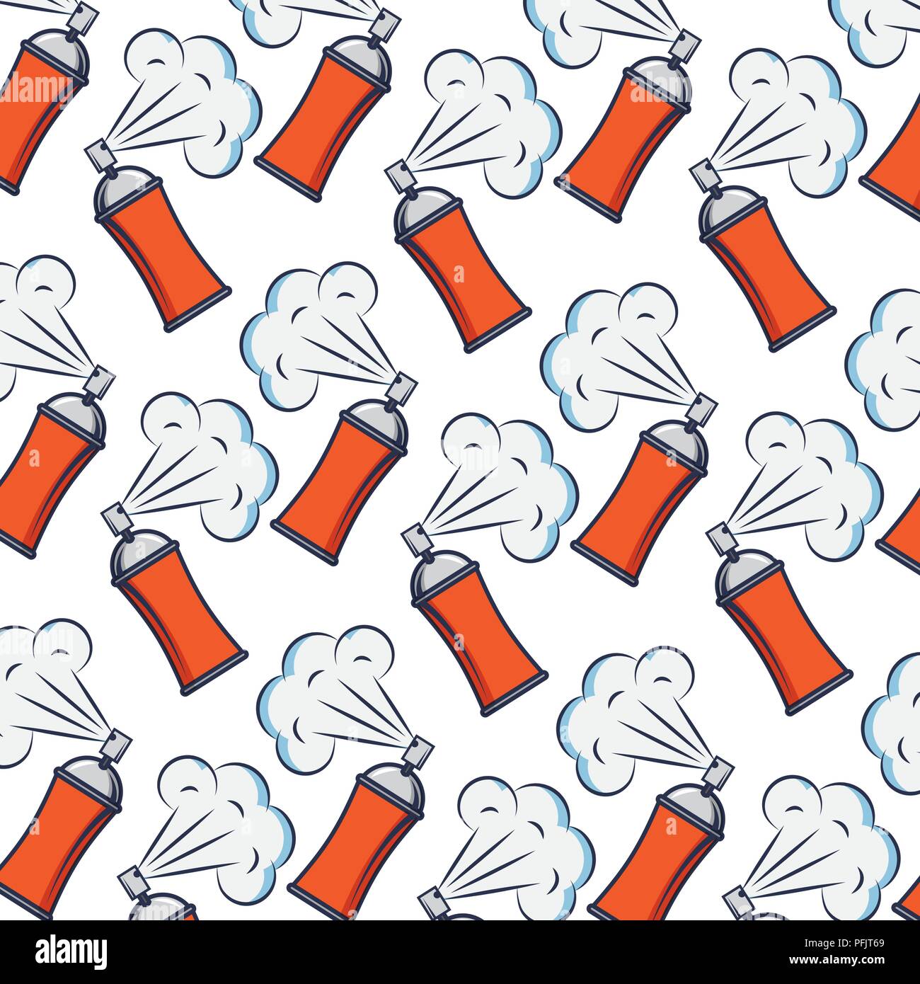 spray paint bottles pattern background vector illustration design Stock Vector
