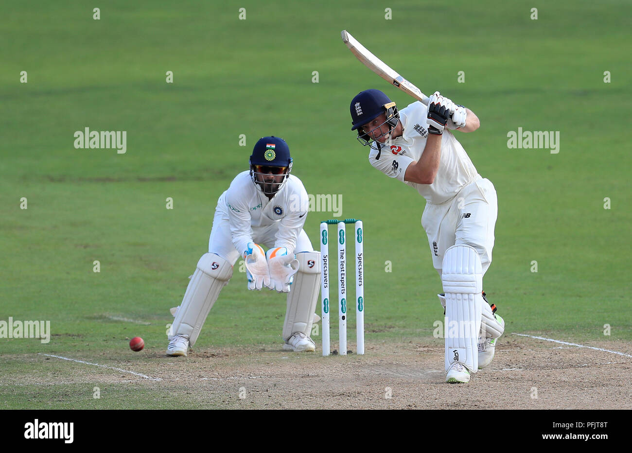 England's Jos Buttler bats during day four of the Specsavers Third Test