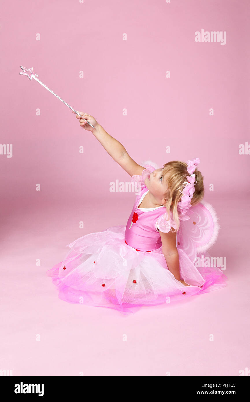 Pink fairy costume hi-res stock photography and images