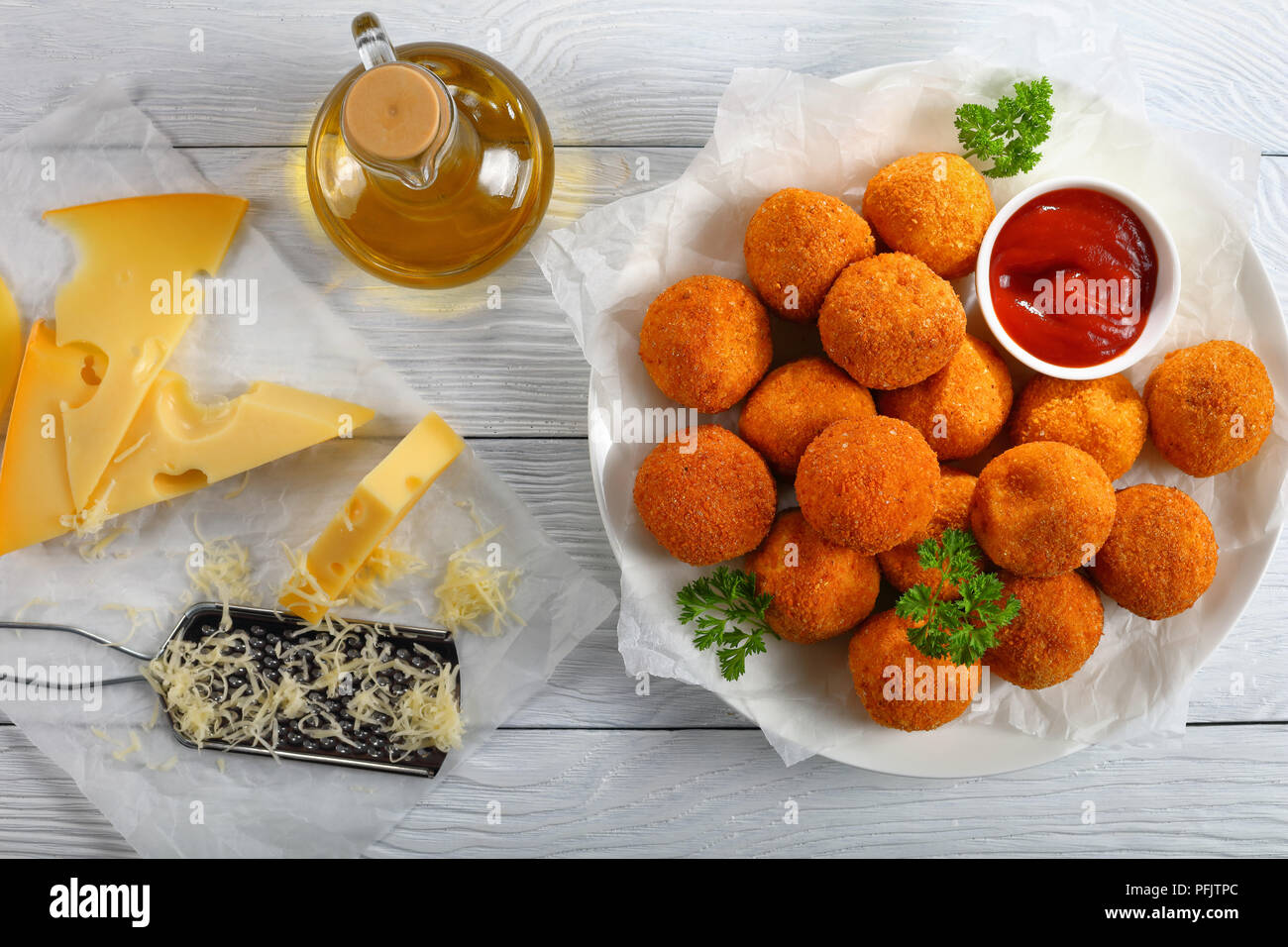 potato croquettes mashed potatoes balls breaded and deep fried