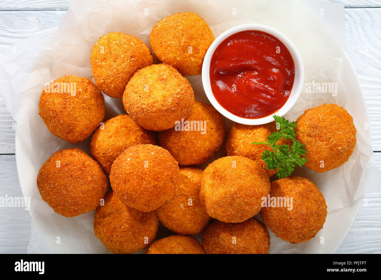 potato croquettes mashed potatoes balls breaded and deep fried