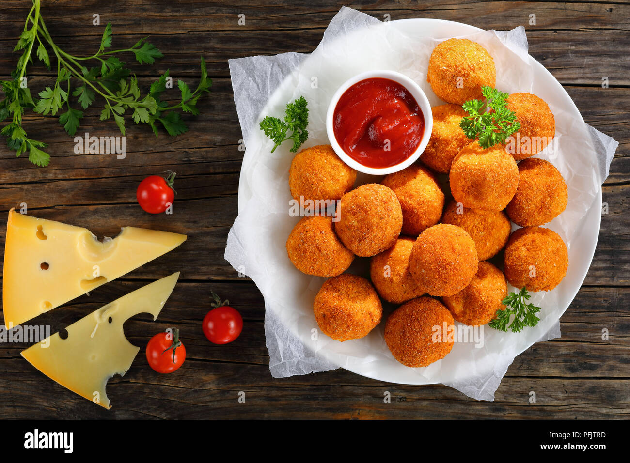 potato croquettes mashed potatoes balls breaded and deep fried