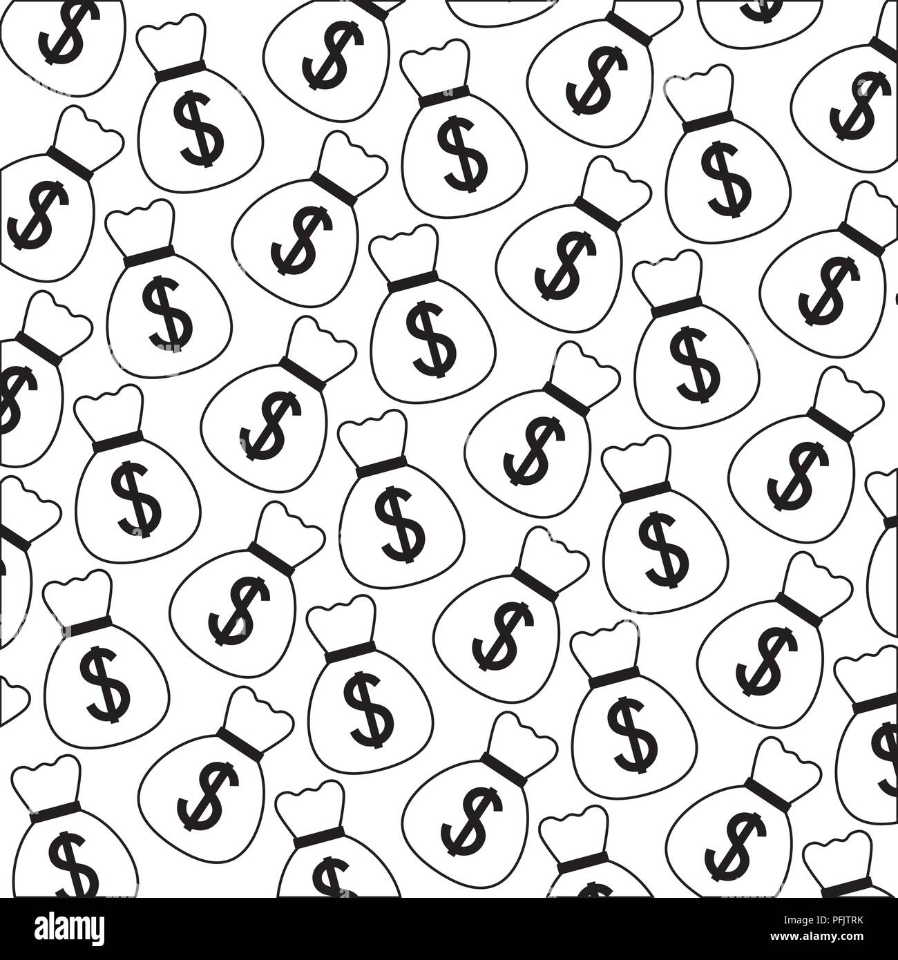 Hand Peace And Love Pattern Stock Vector Image Art Alamy