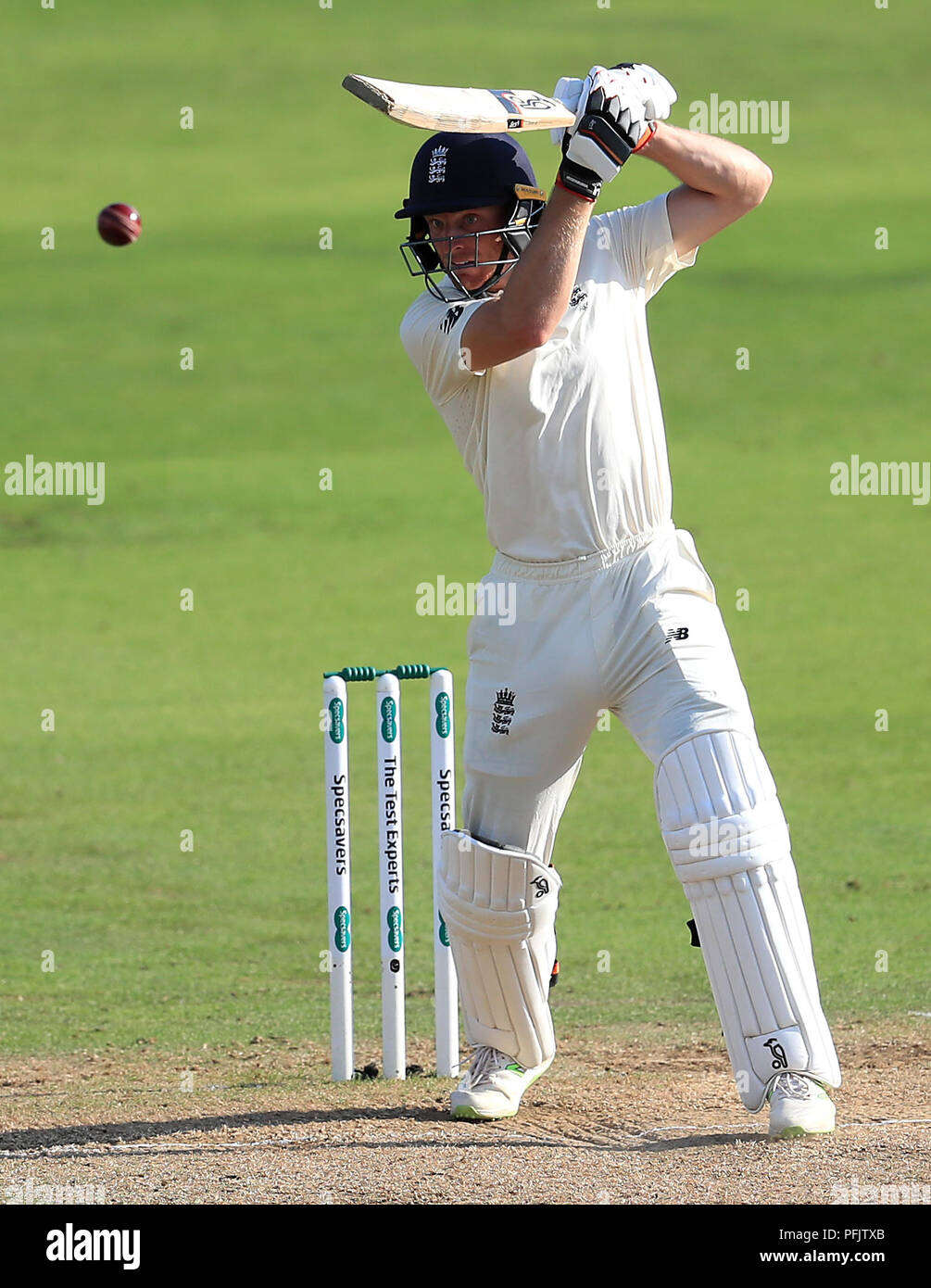 England's Jos Buttler bats during day four of the Specsavers Third Test