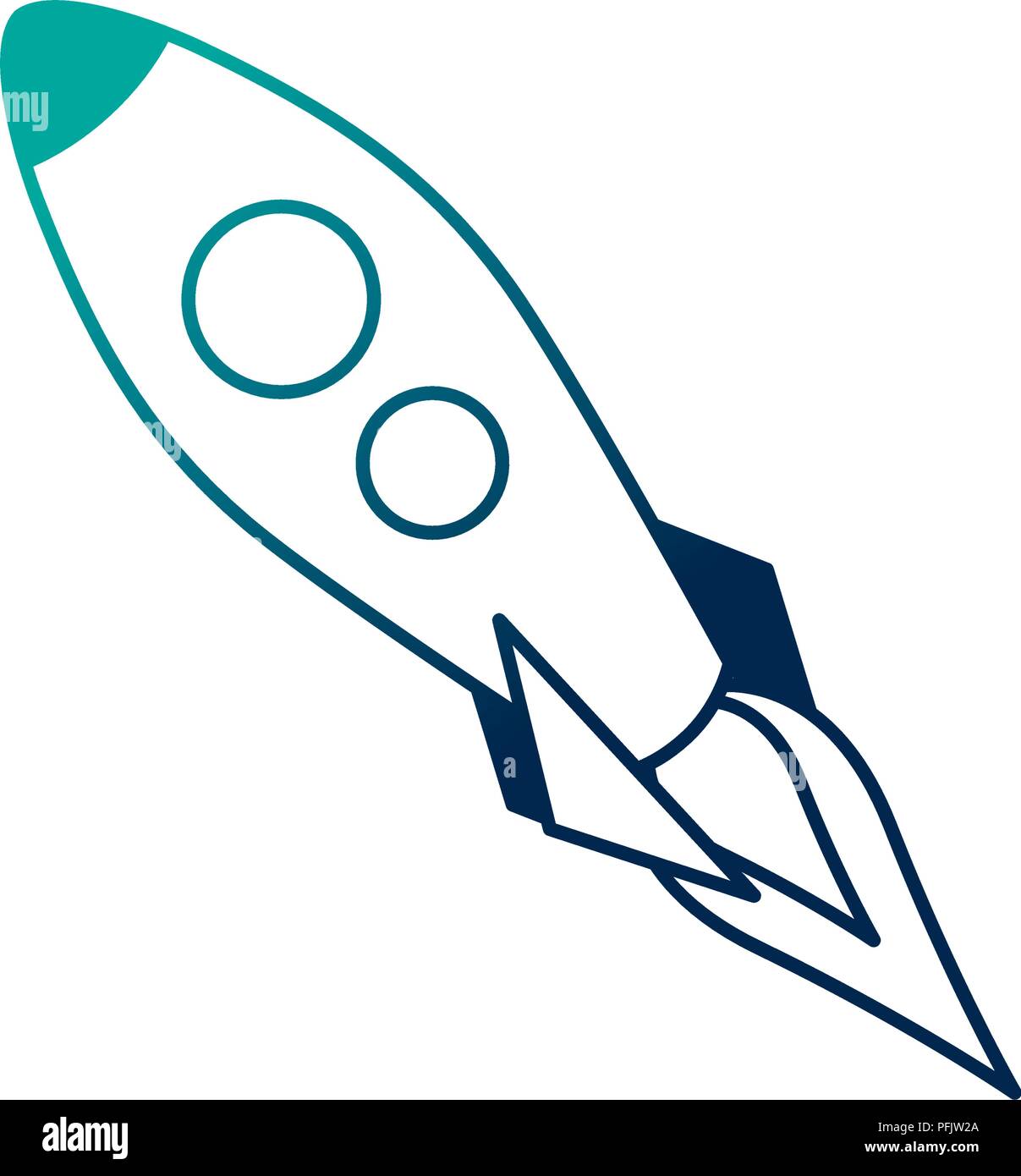 startup rocket isolated icon Stock Vector Image & Art - Alamy