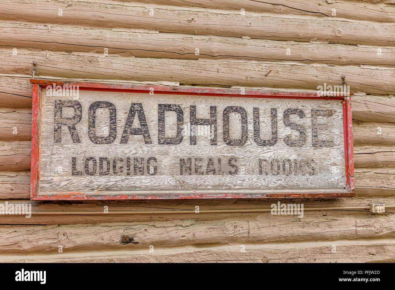 Historic old village of Talkeetna Alaska Stock Photo Alamy