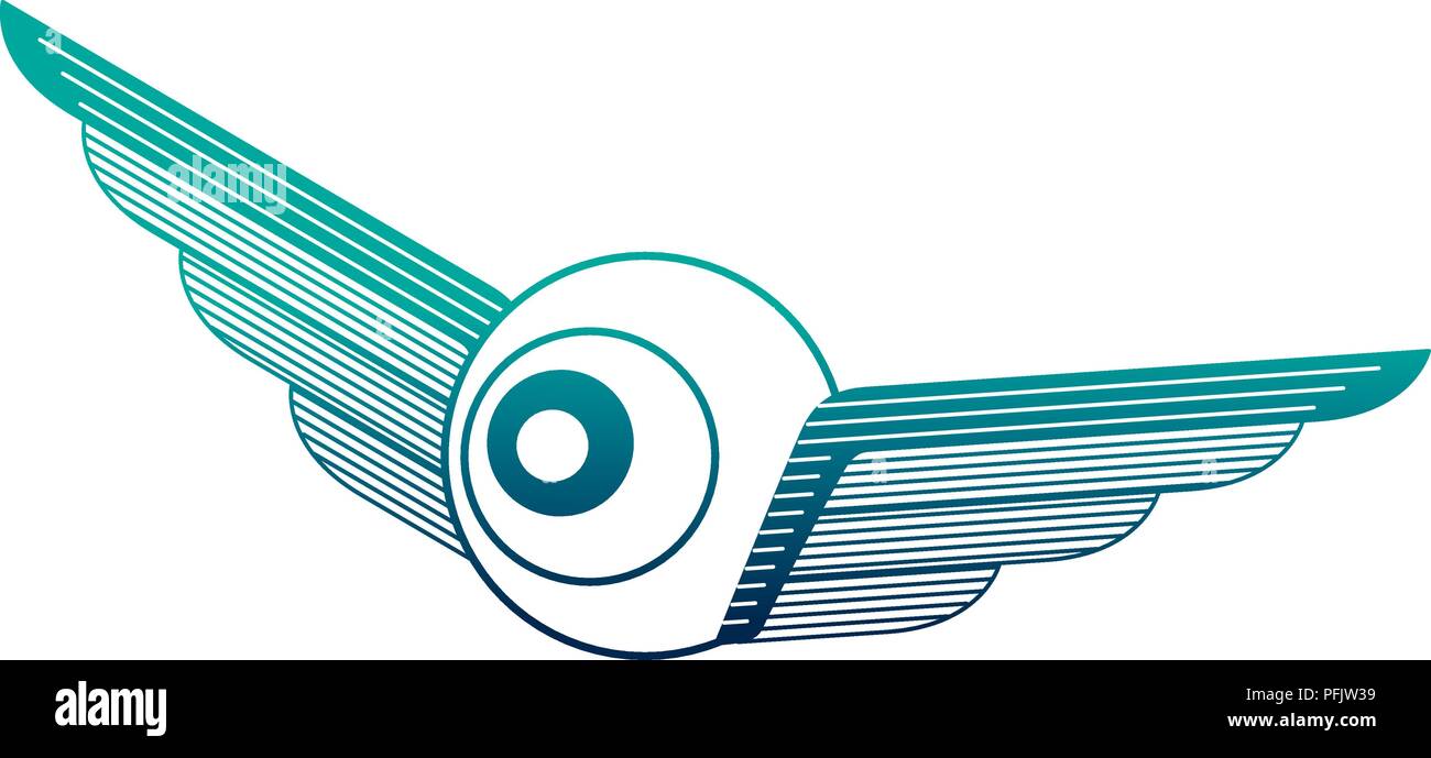 eye with wings icon Stock Vector Image & Art - Alamy