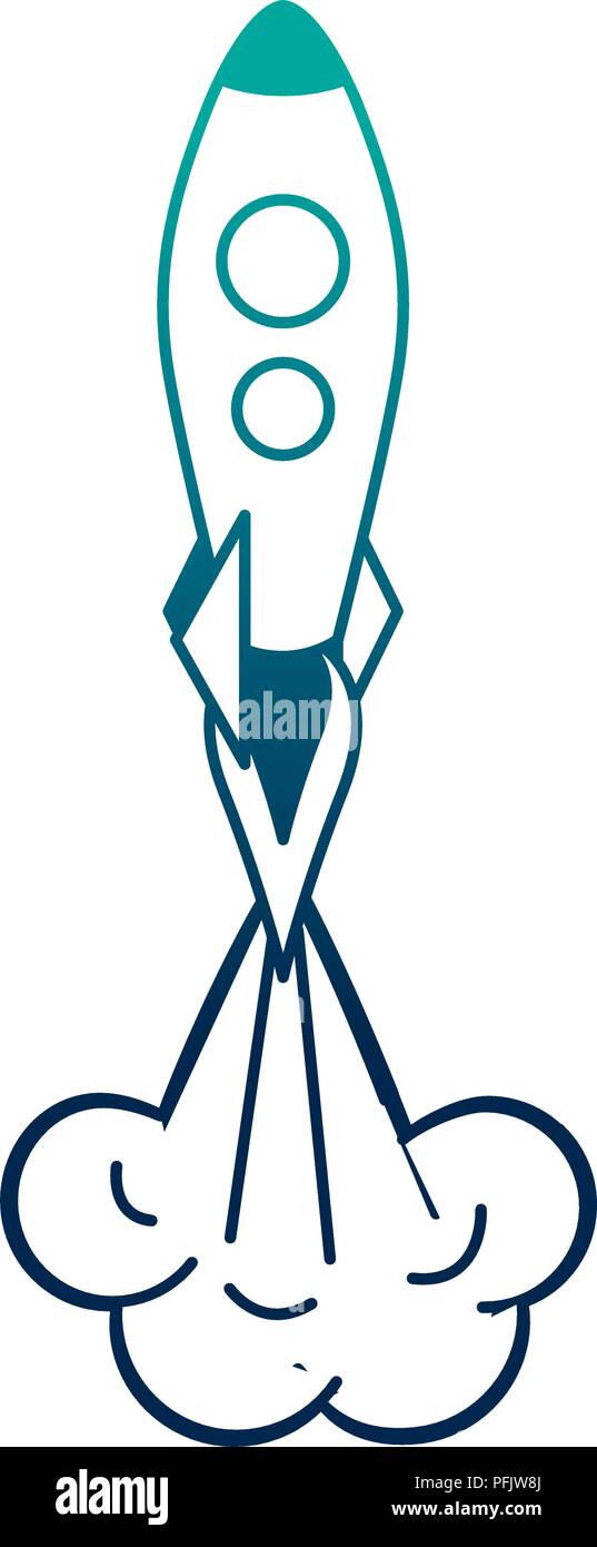 startup rocket isolated icon Stock Vector Image & Art - Alamy