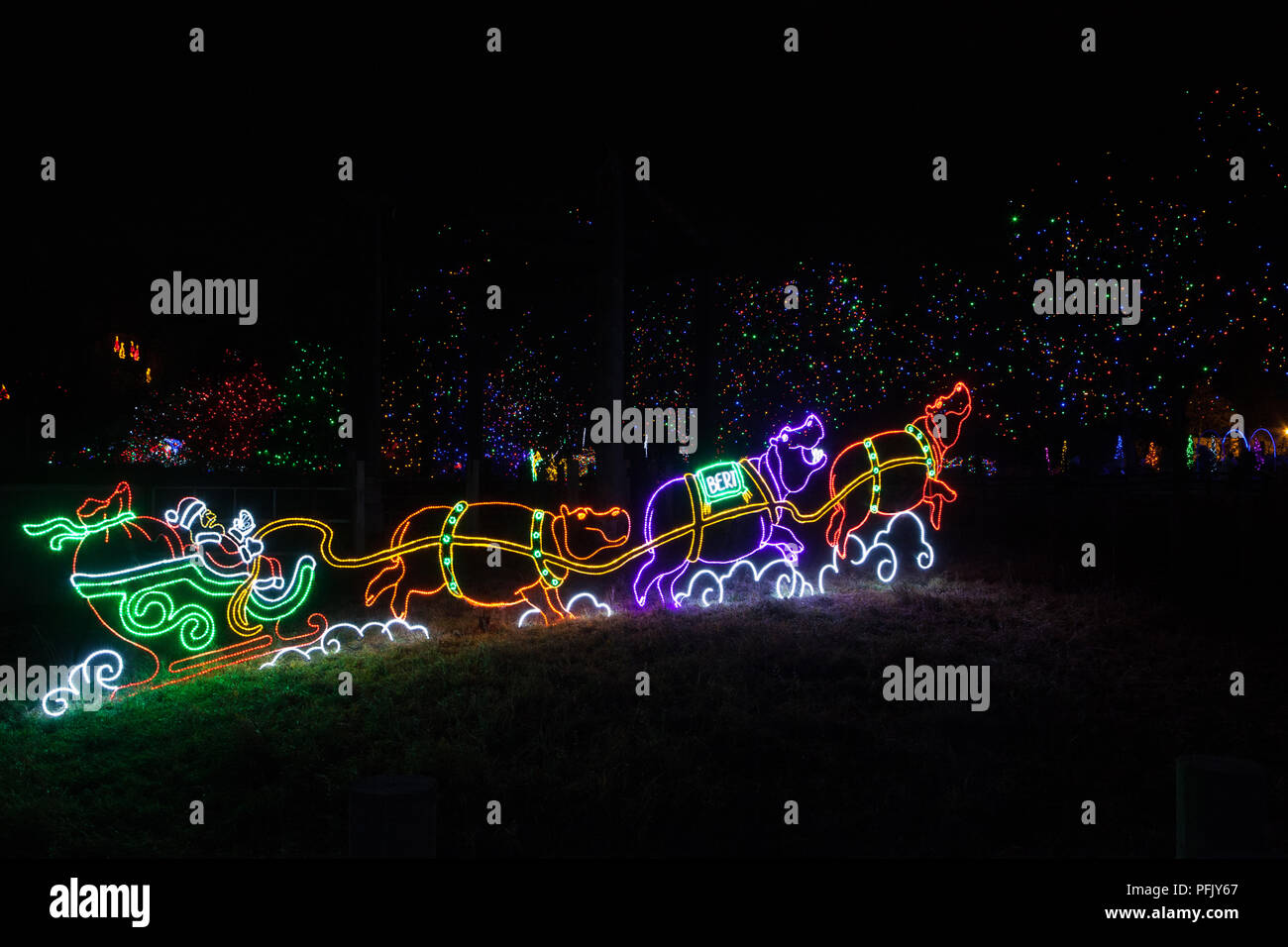 Zoo Lights, Denver Zoo Stock Photo Alamy