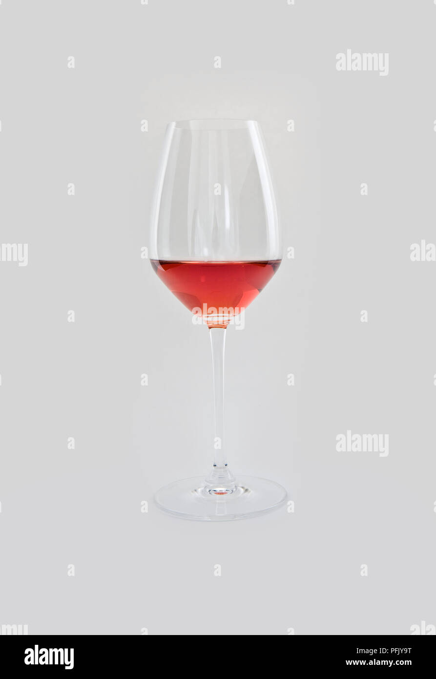 Glass of rose wine Stock Photo Alamy