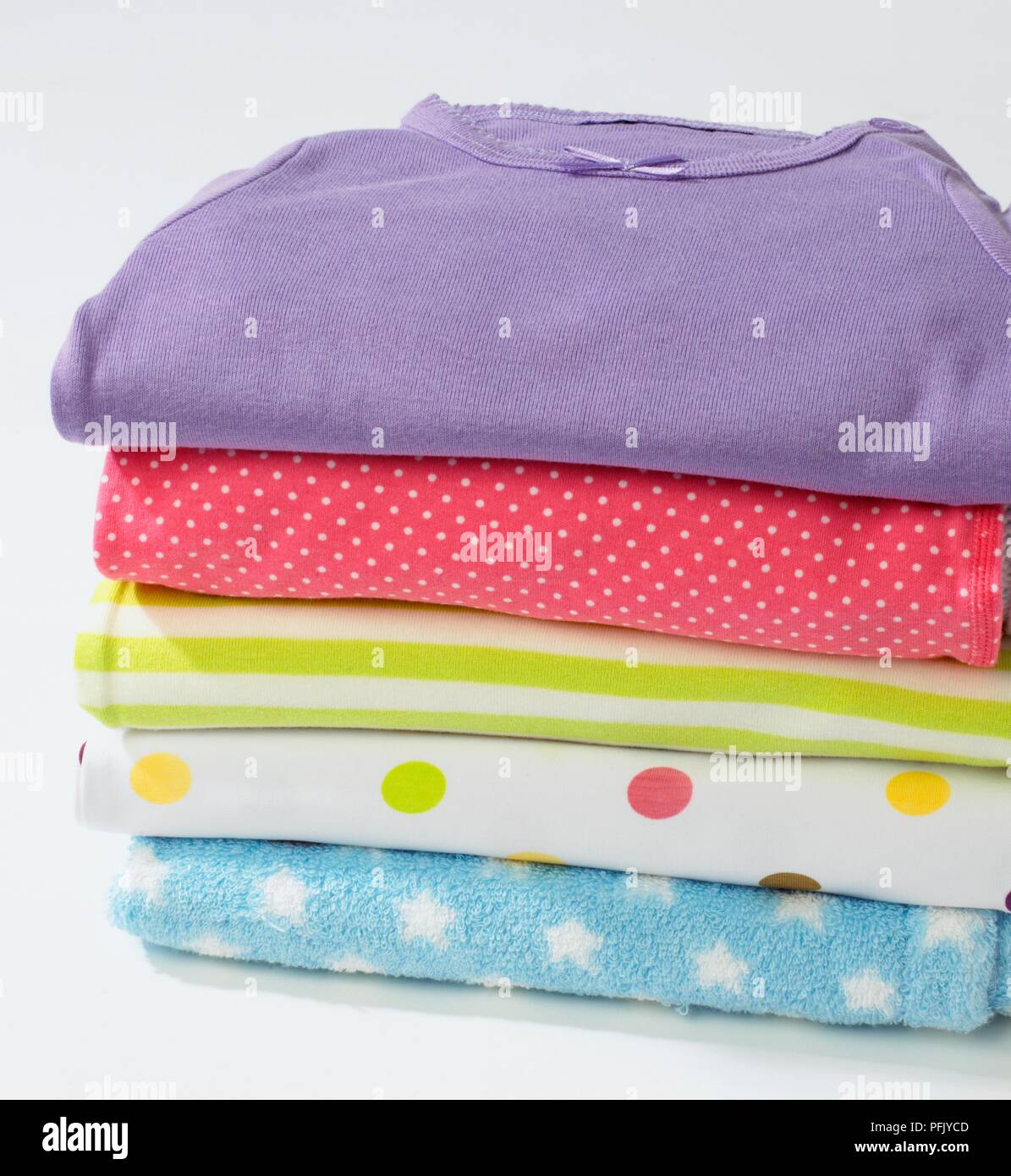 folding baby clothes