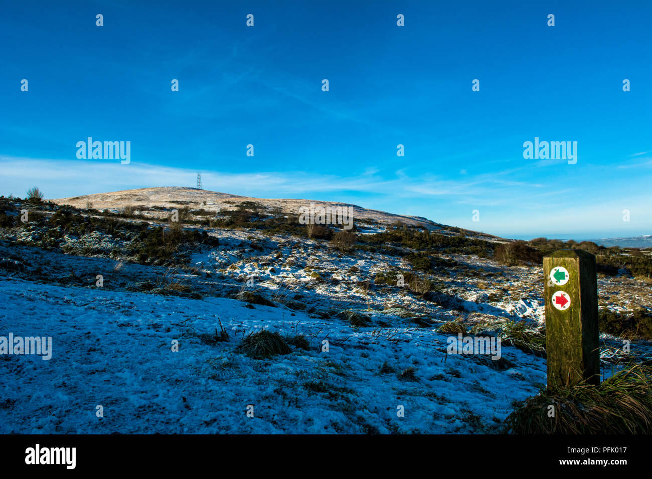 Cave Hill Country Park Belfast Northern Ireland Snow covered Stock Photo Alamy
