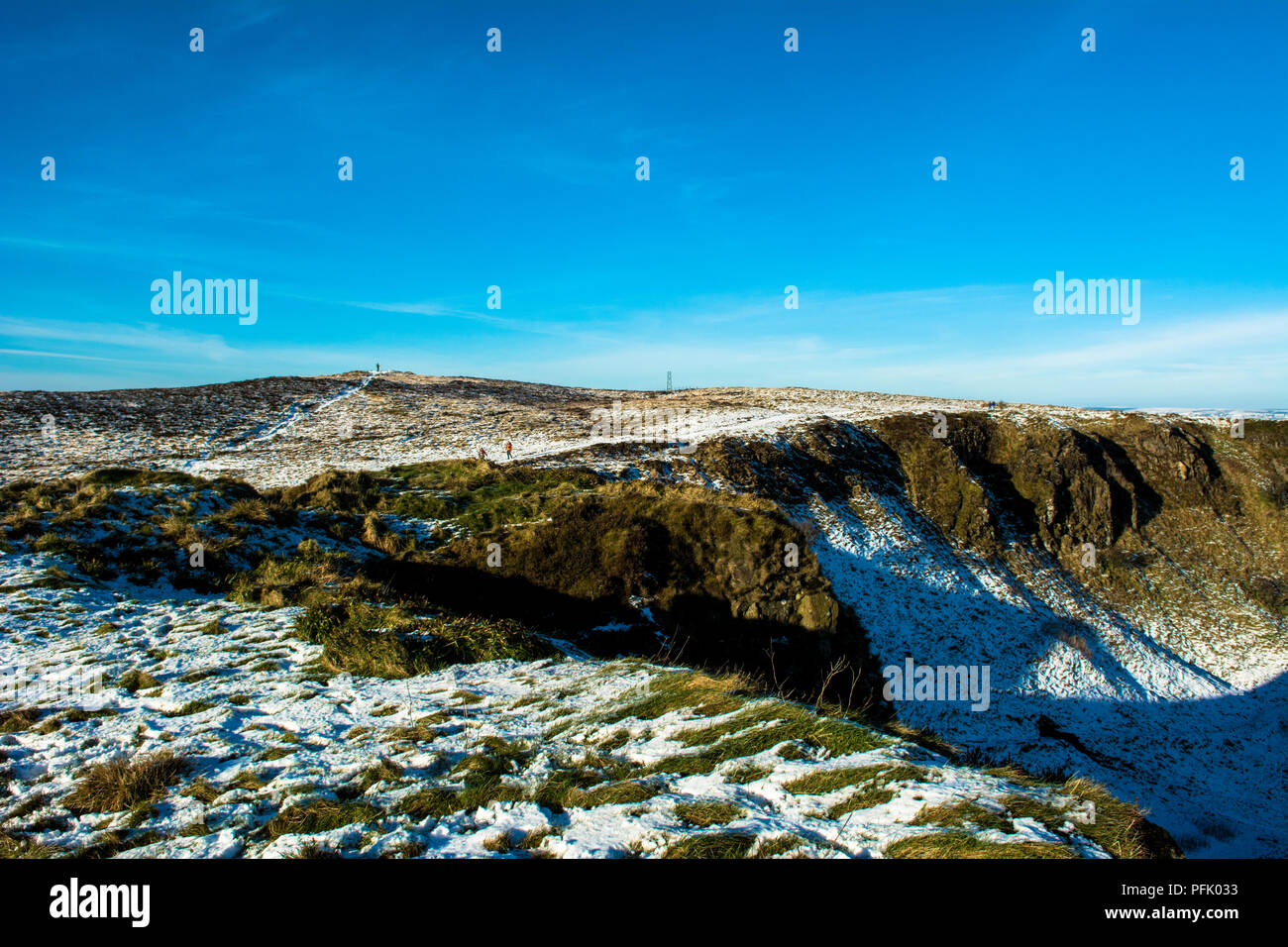 Cave Hill Country Park Belfast Northern Ireland Snow covered Stock Photo Alamy