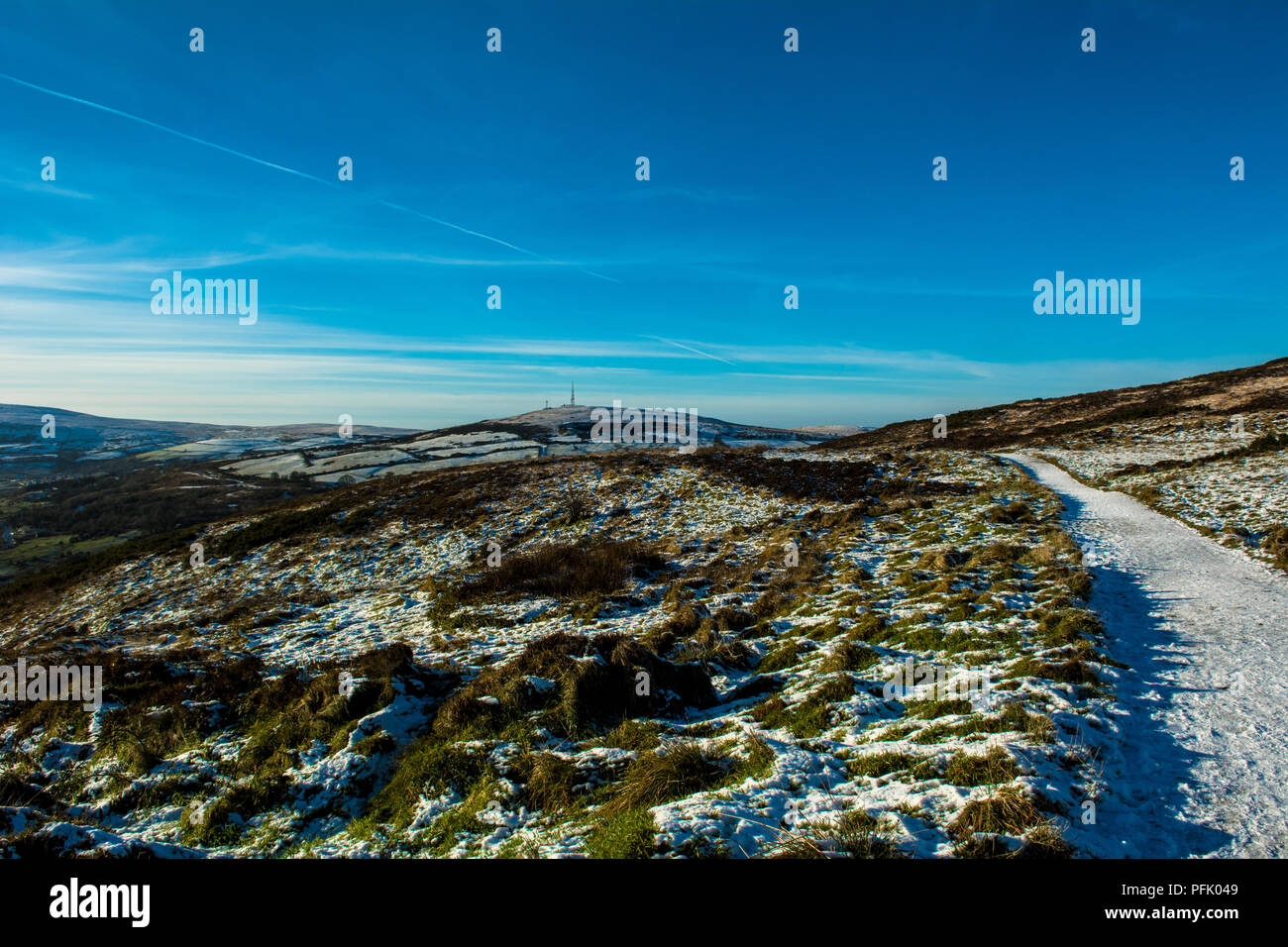 Cave Hill Country Park Belfast Northern Ireland Snow covered Stock Photo Alamy