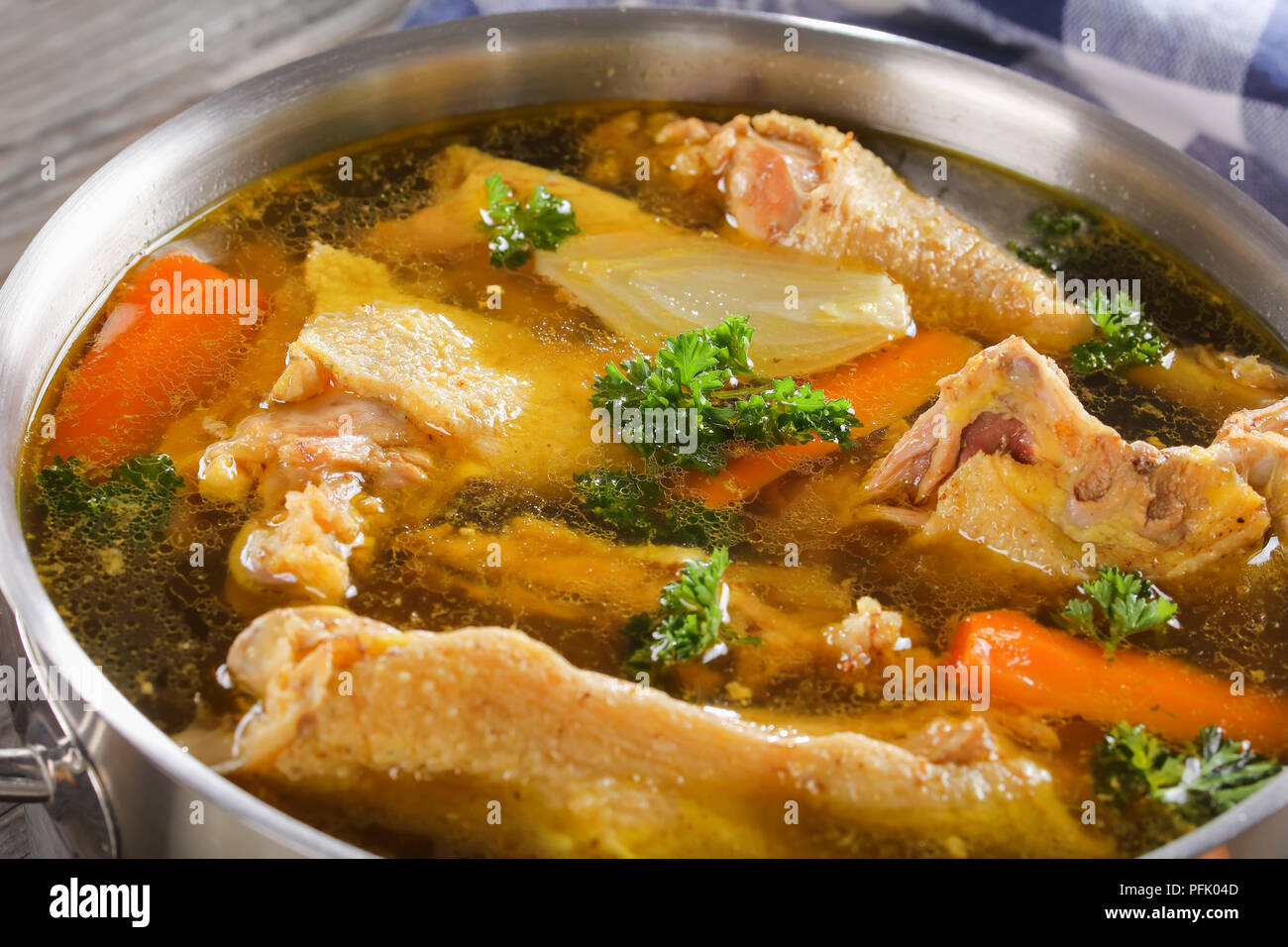 Chicken consomme hires stock photography and images Alamy