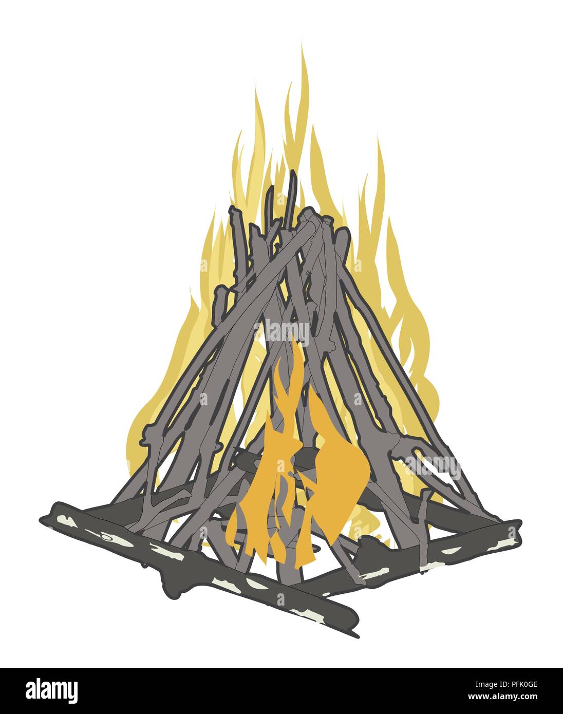 Teepee fire hi-res stock photography and images - Alamy