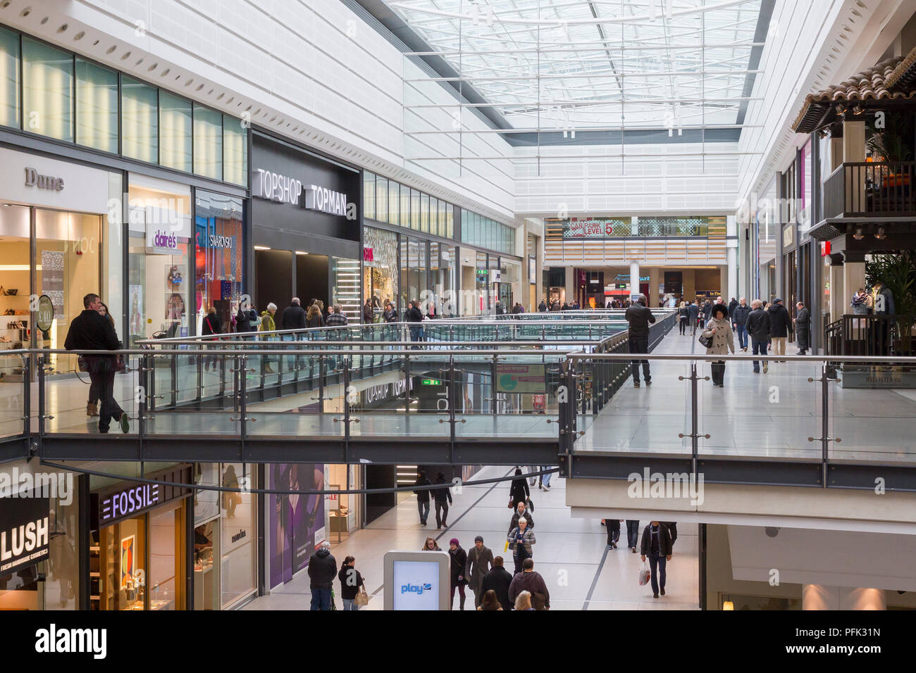 Dh Arndale Shopping Centre MANCHESTER ENGLAND Shops City Center