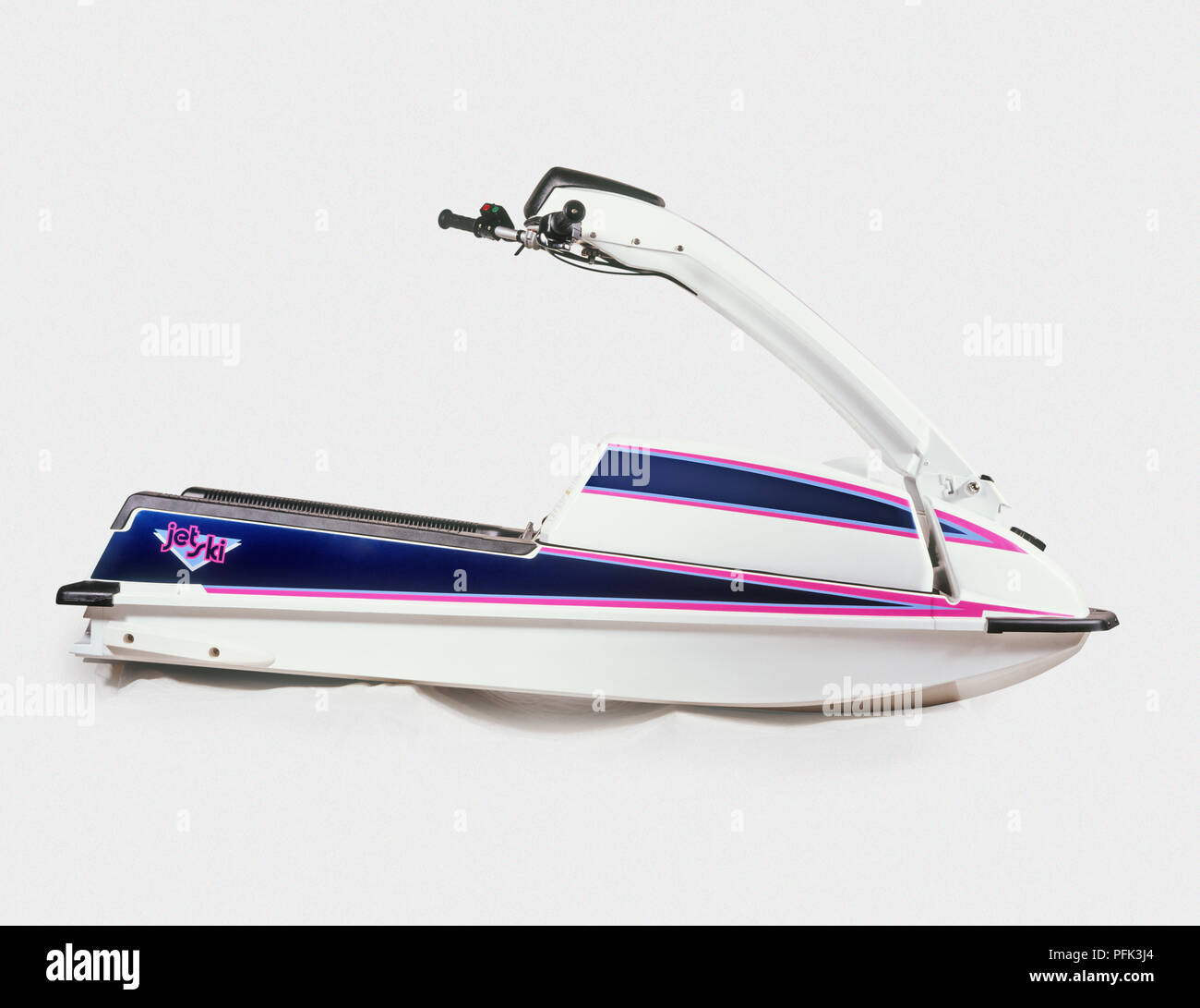 Jet boat, side view Stock Photo