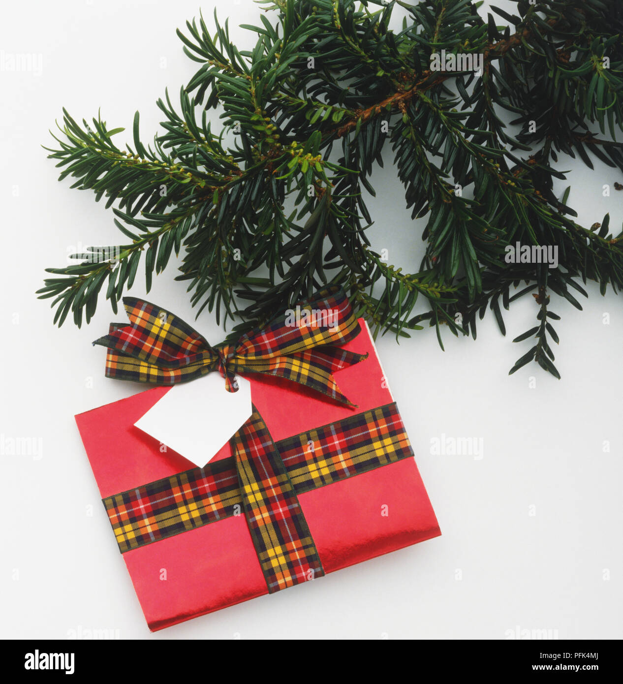 christmas parcel ribbon